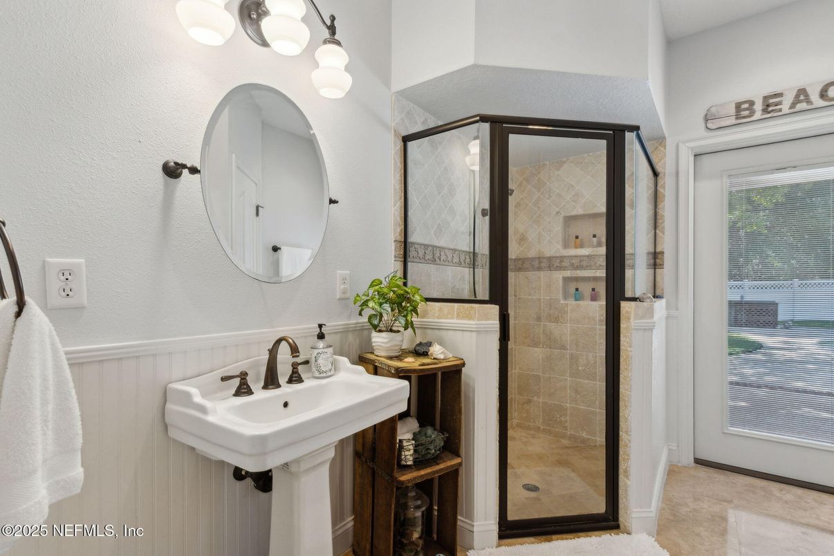 Bathroom, Glass Shower, Interior