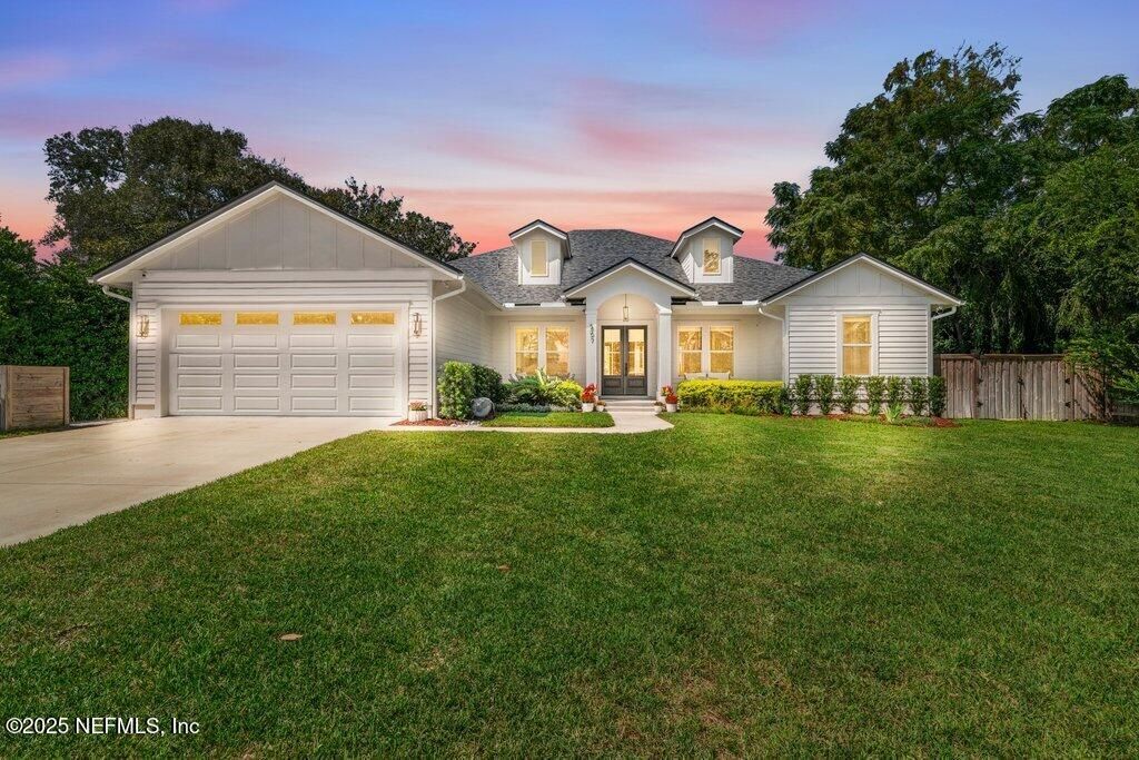 Attached, Backyard, Exterior, Facade, Farmhouse