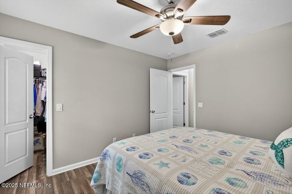 Bedroom, Interior, Wood Texture Flooring