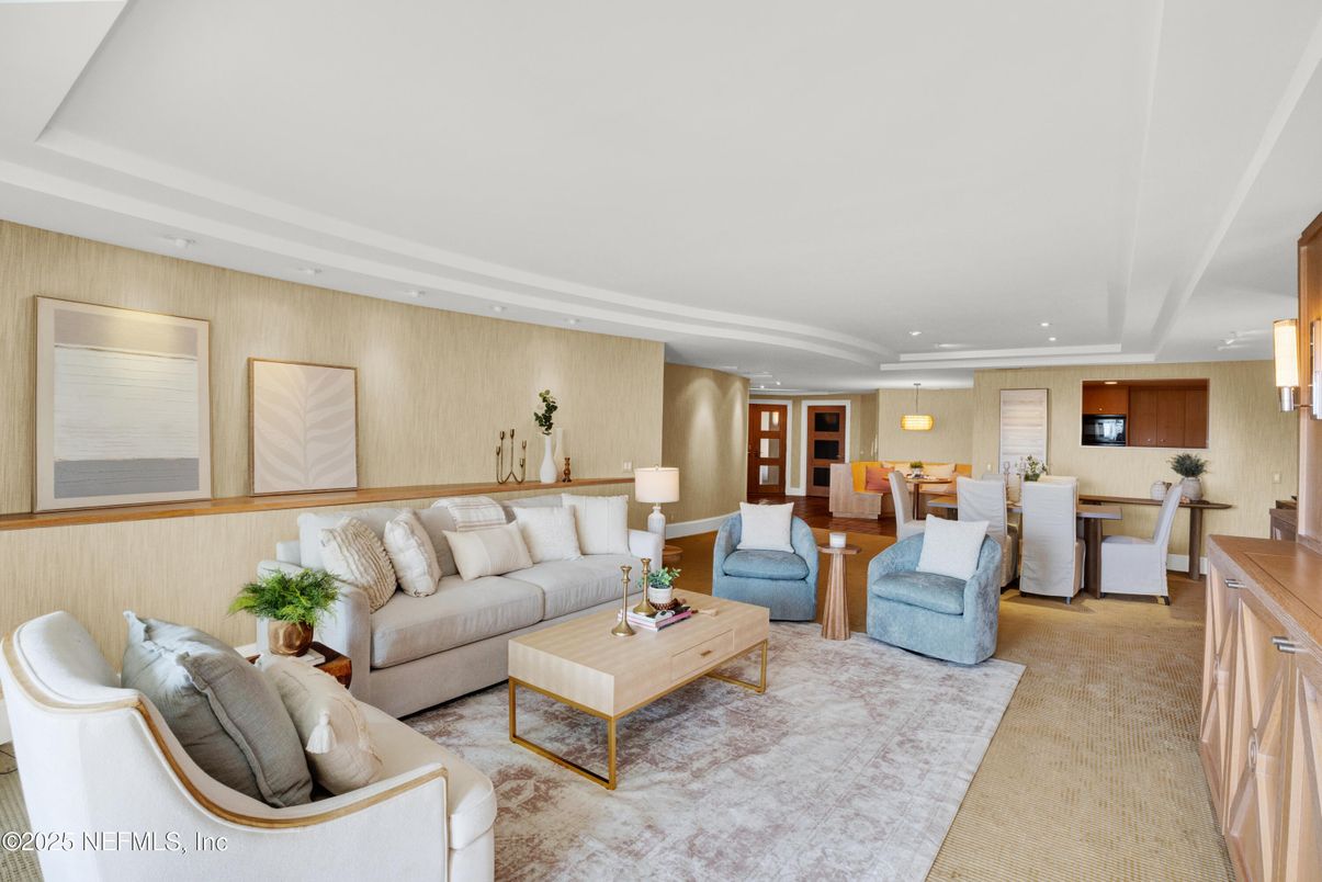 Dining room, Interior, Kitchen, Living room, Pendant Lights, Recessed Lighting