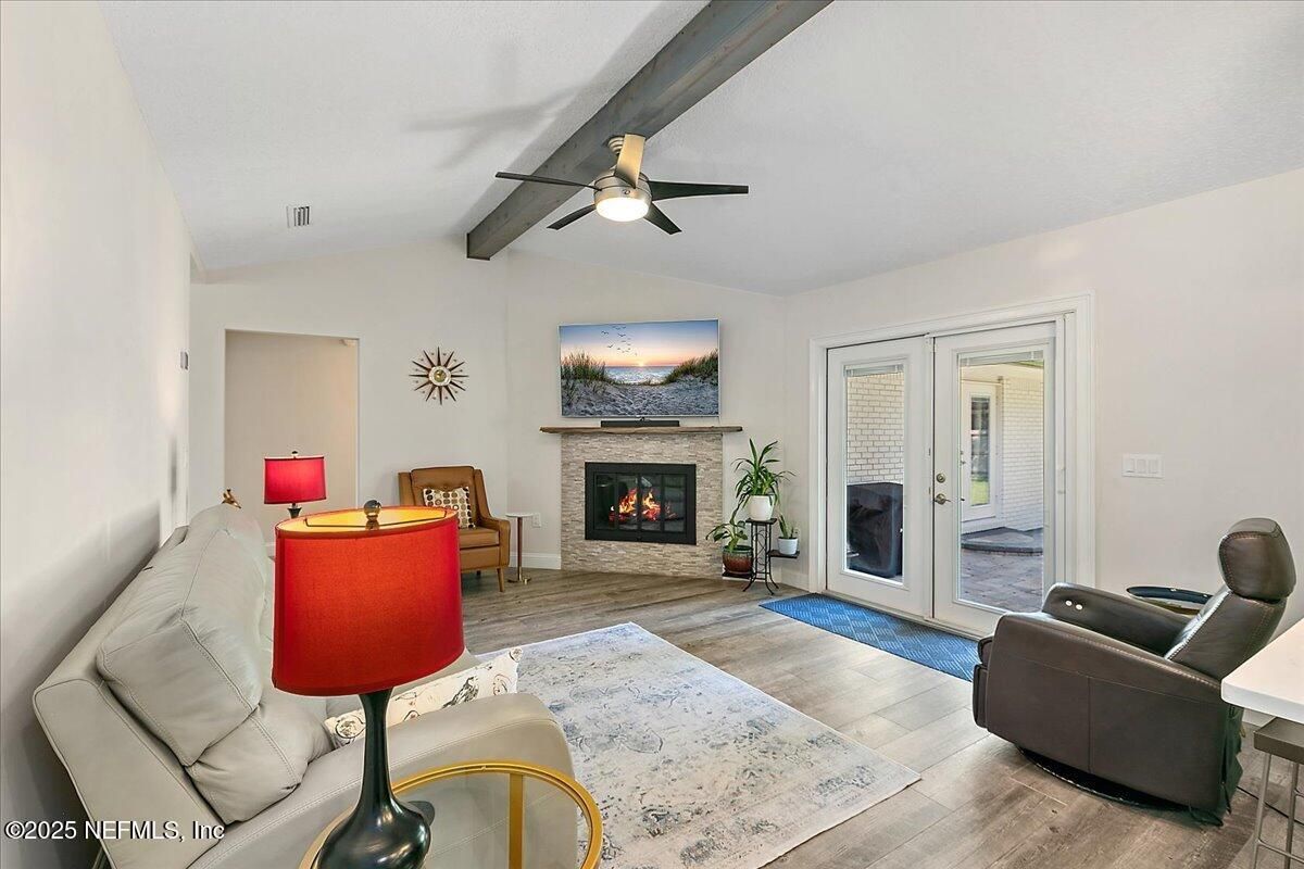 Fireplace, Interior, Living room, Wood Texture Flooring