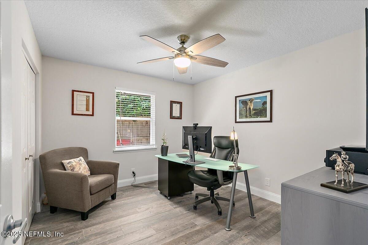 Home Office, Interior, Wood Texture Flooring