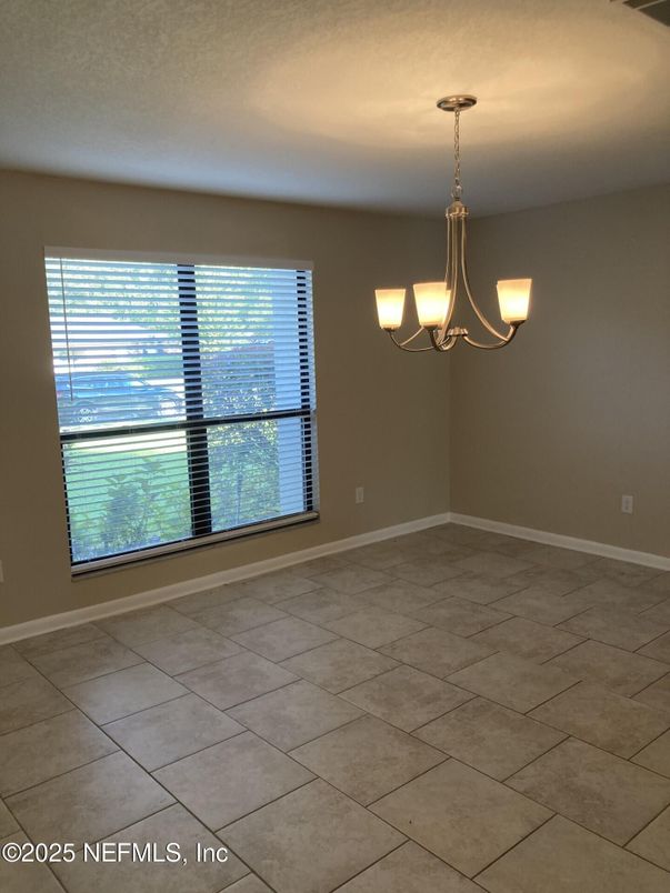 Chandelier, Empty room, Interior