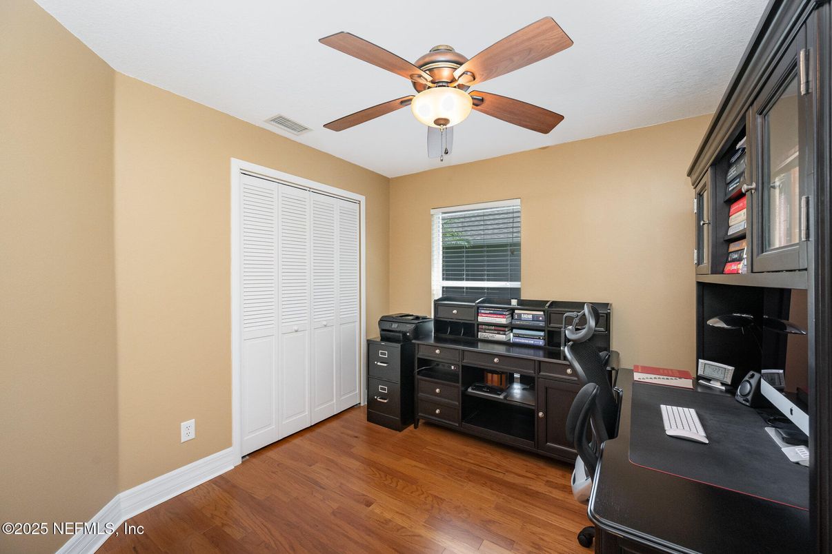 Home Office, Interior, Wood Texture Flooring