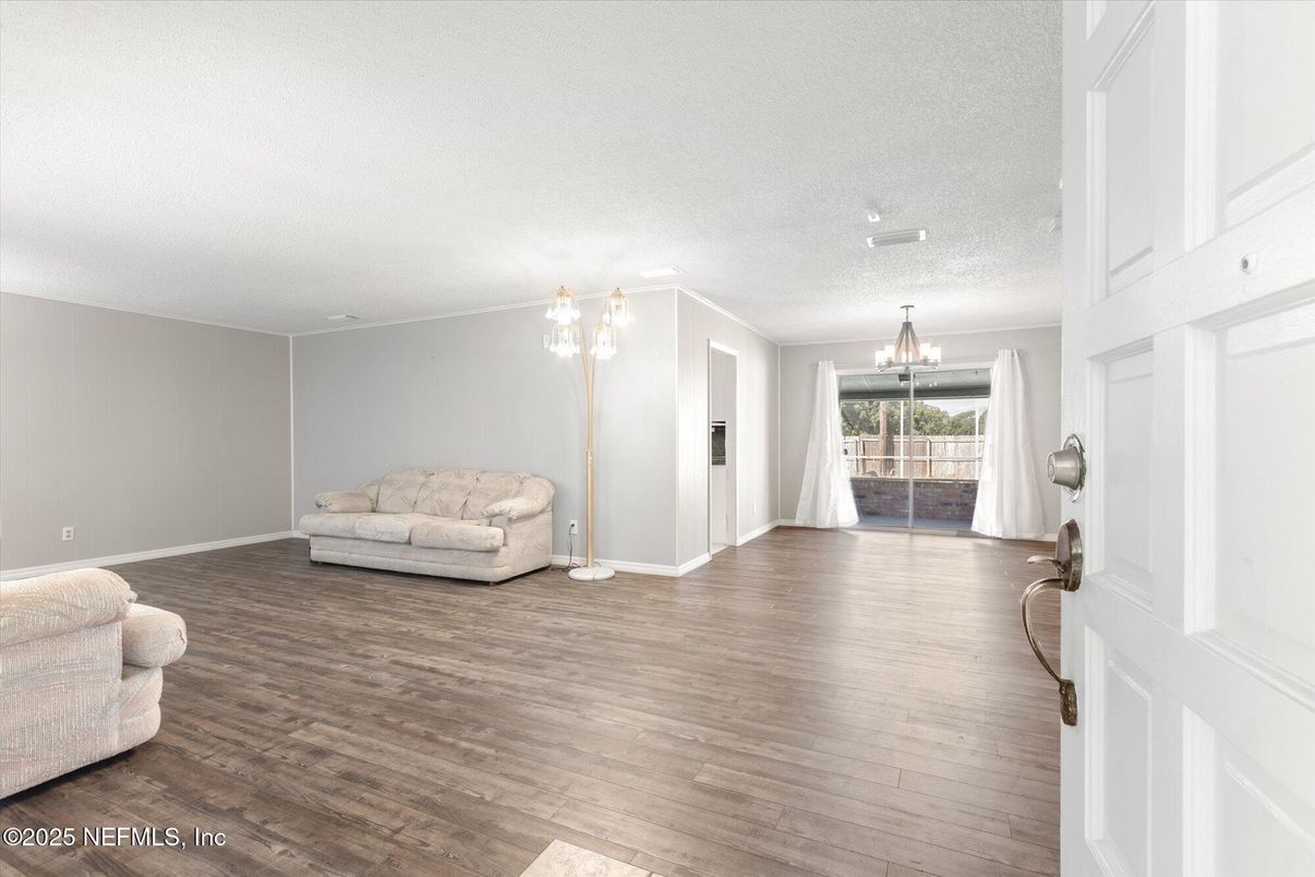 Chandelier, Interior, Wood Texture Flooring