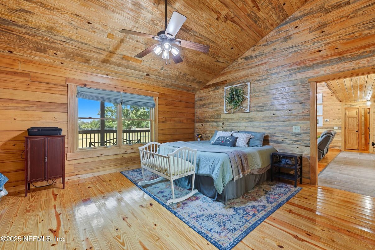 Bedroom, Interior, Wooden Ceilings, Wood Texture Flooring, Wooden Walls