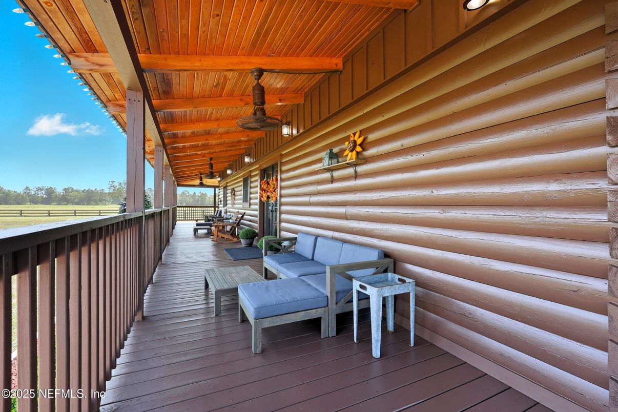 Exterior, Wood Texture Flooring
