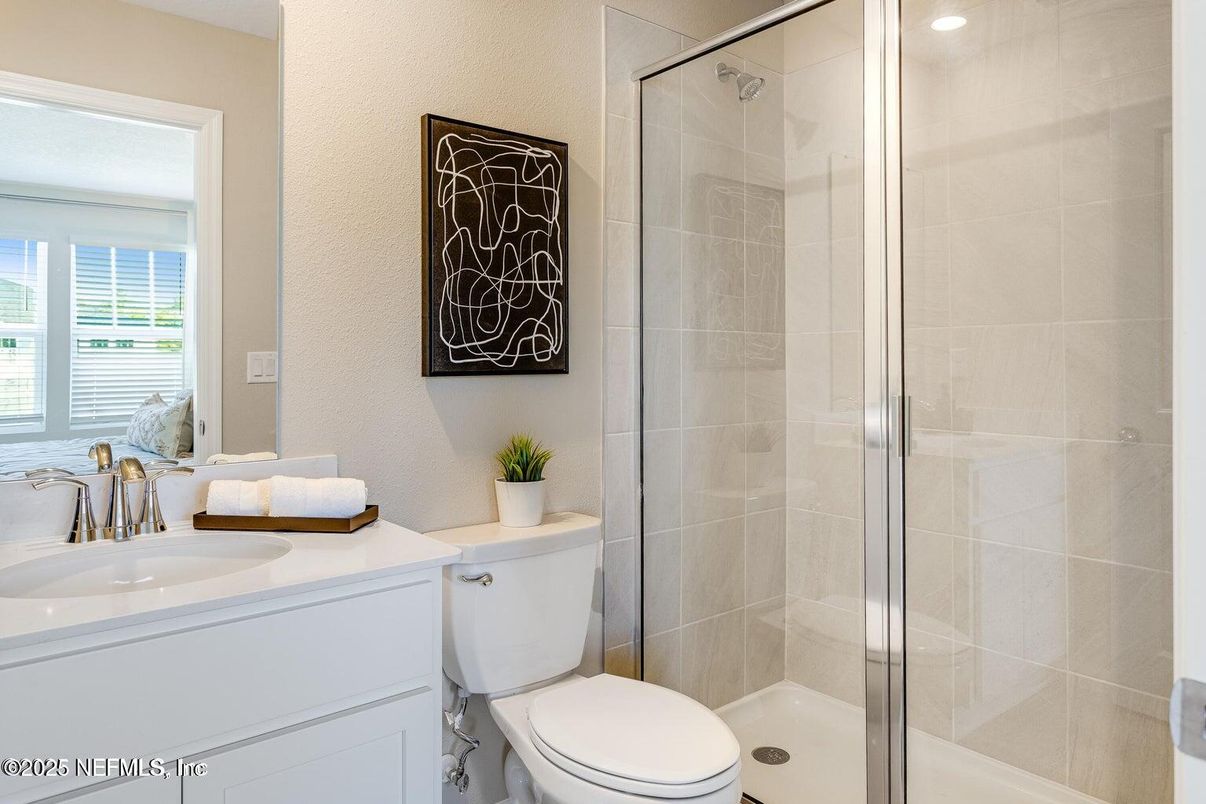 Bathroom, Glass Shower, Interior