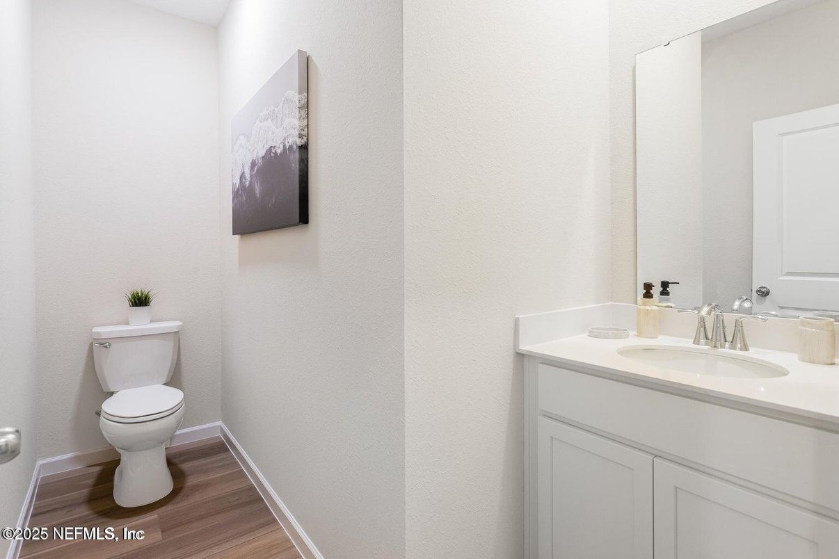 Bathroom, Interior, Wood Texture Flooring