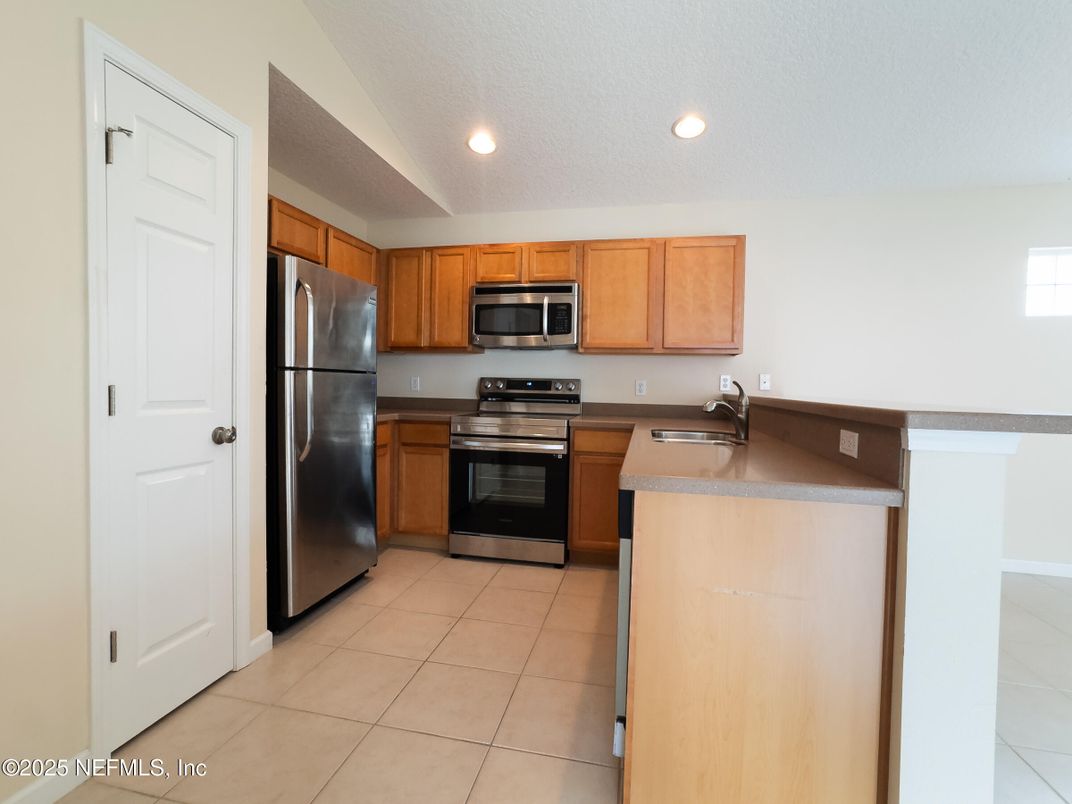 Interior, Kitchen, Recessed Lighting, Stainless Steel Appliances