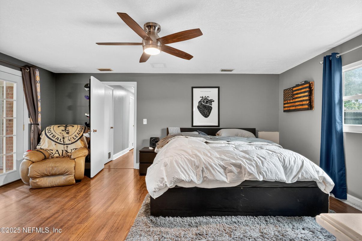 Bedroom, Interior, Wood Texture Flooring