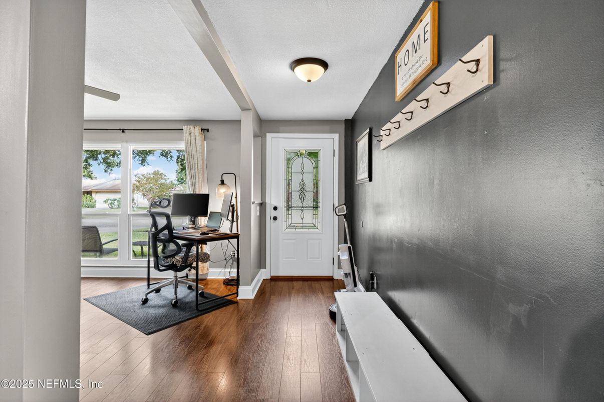Home Office, Interior, Wood Texture Flooring