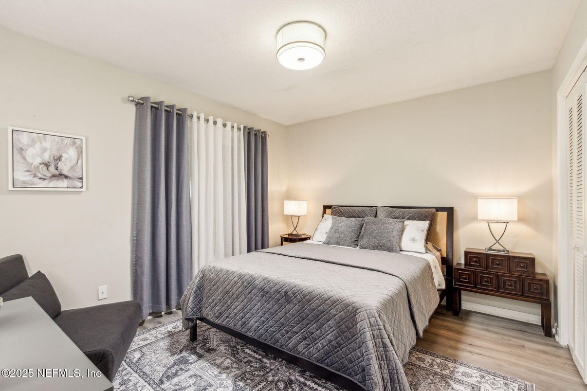Bedroom, Interior, Wood Texture Flooring