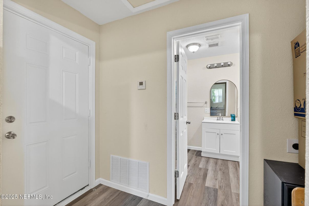 Bathroom, Interior, Wood Texture Flooring