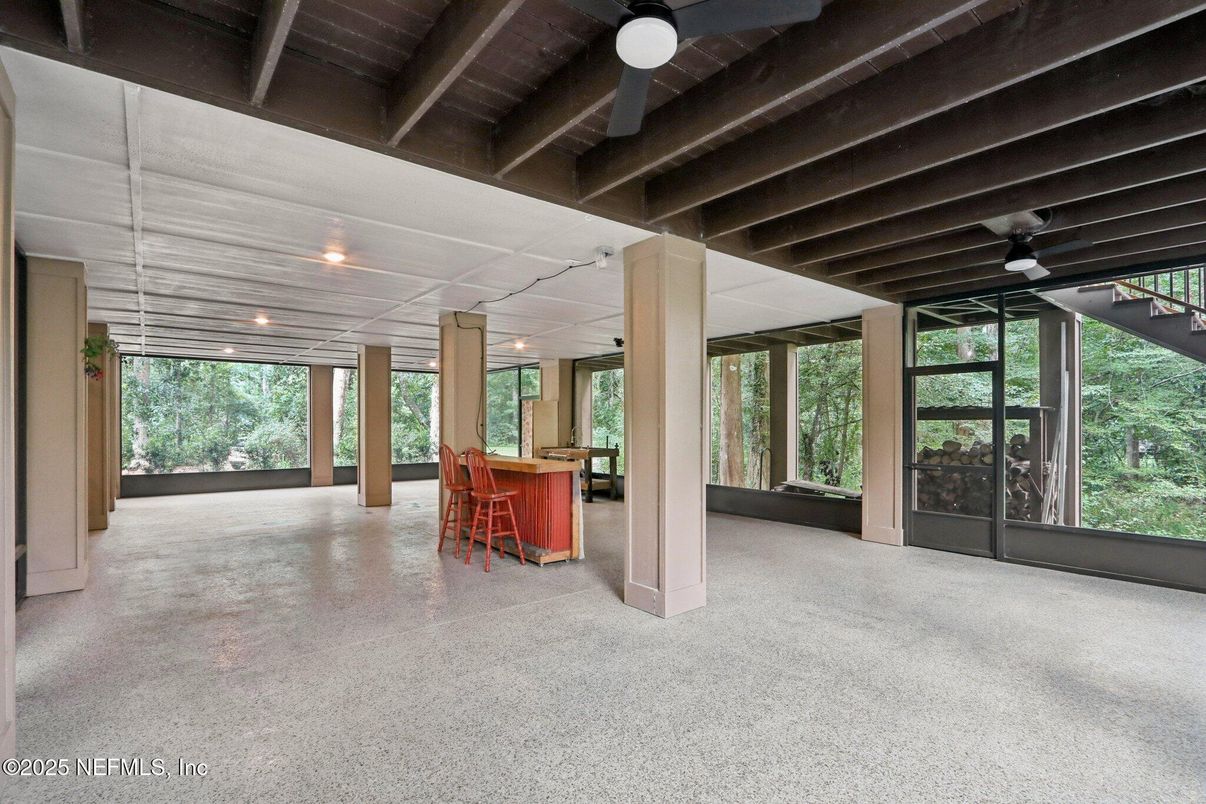 Dining room, Interior, Recessed Lighting, Sun Room