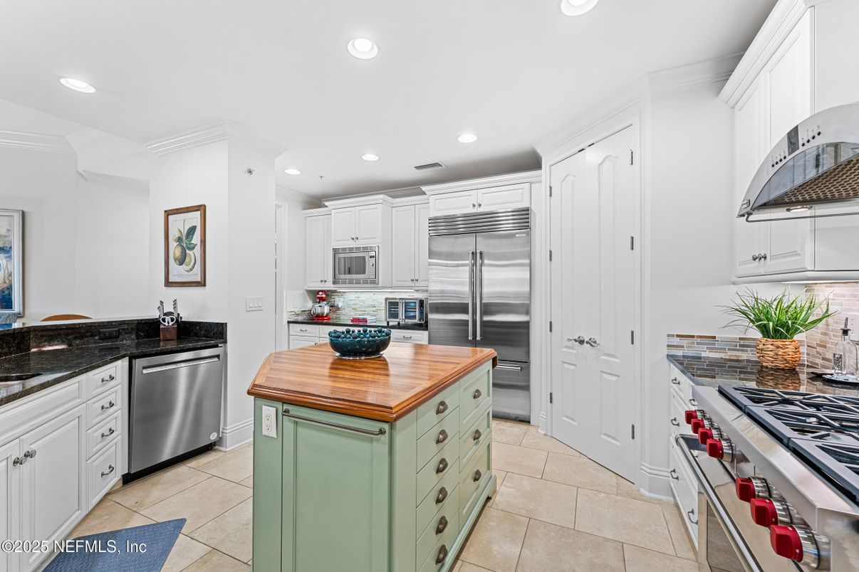 Interior, Kitchen, Recessed Lighting, Stainless Steel Appliances