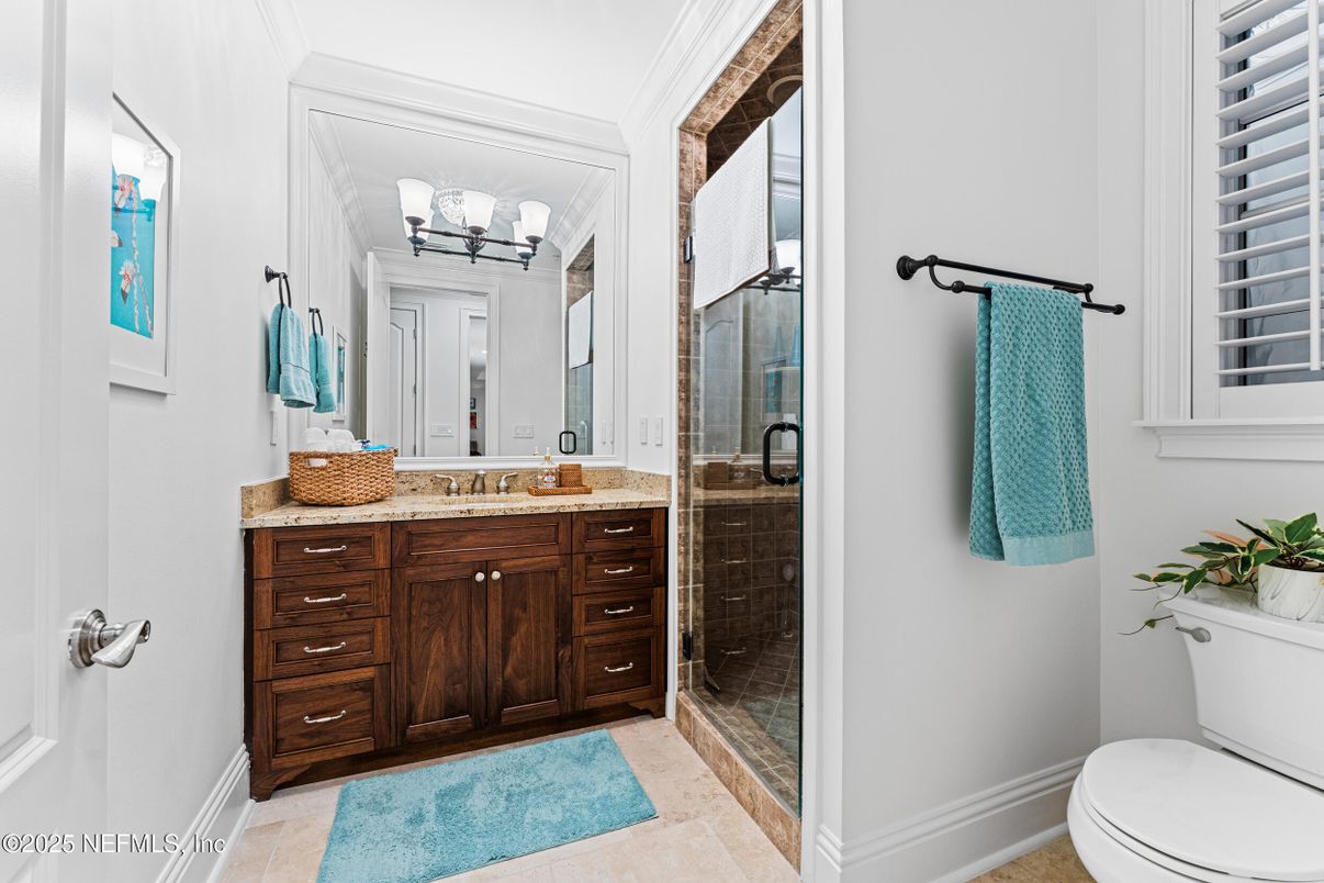 Bathroom, Glass Shower, Interior