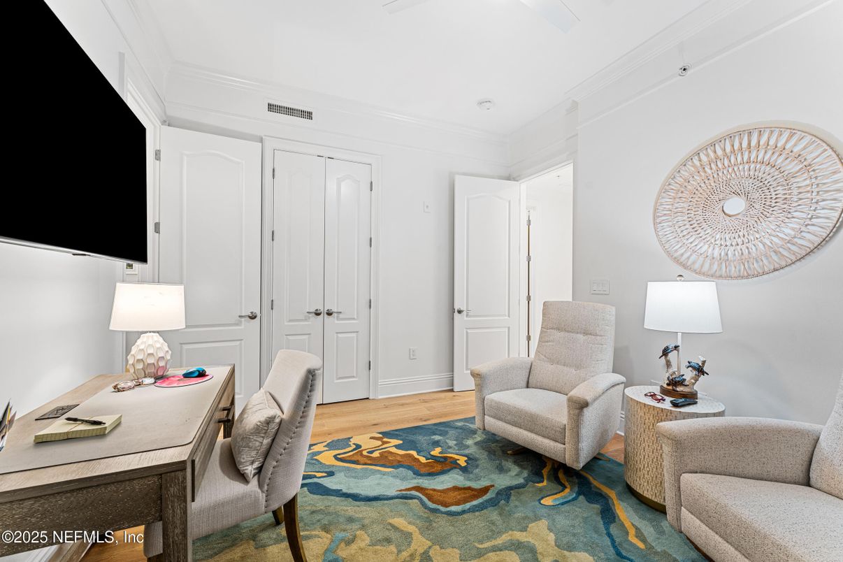 Home Office, Interior, Wood Texture Flooring