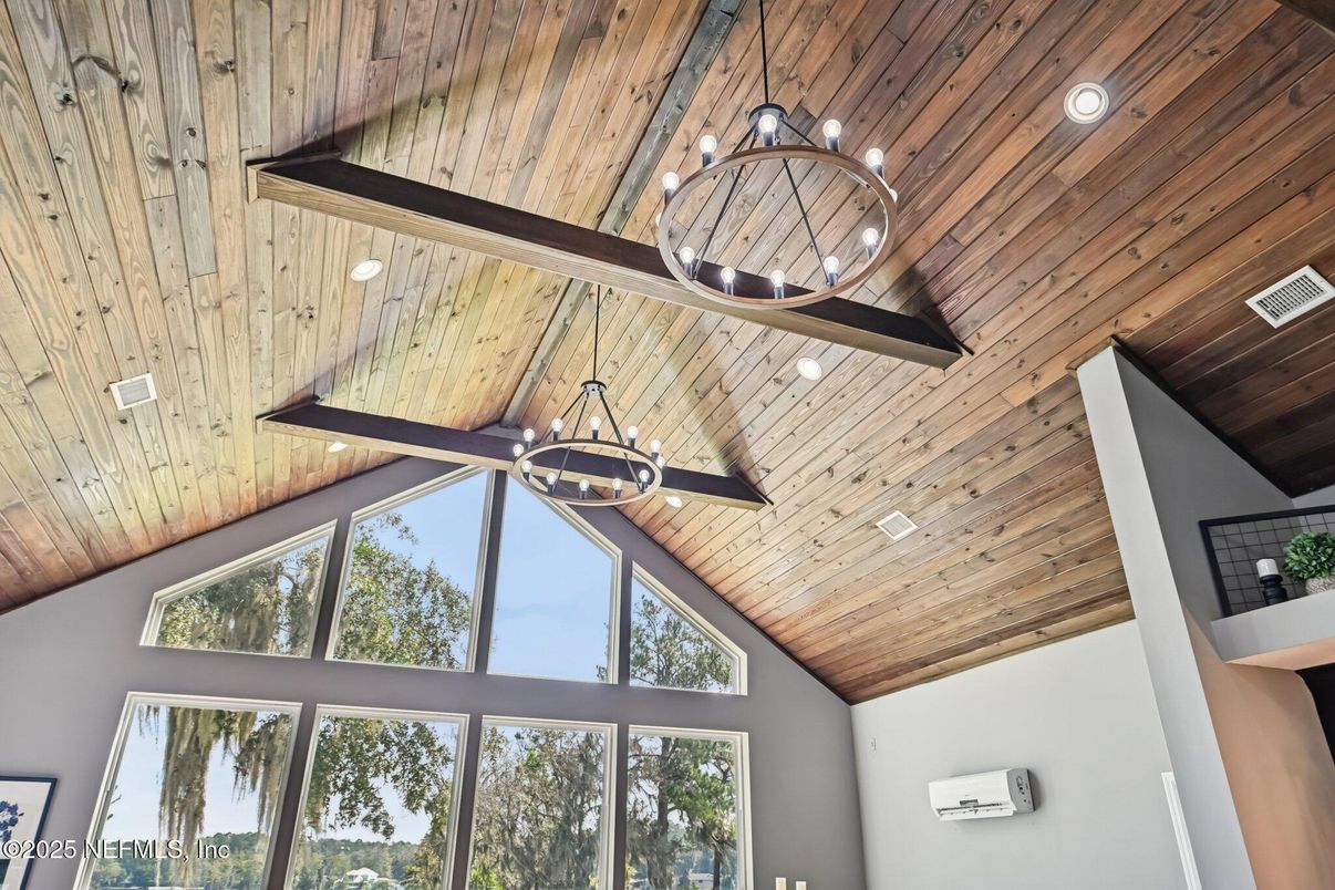 Interior, Pendant Lights, Recessed Lighting, Wooden Ceilings