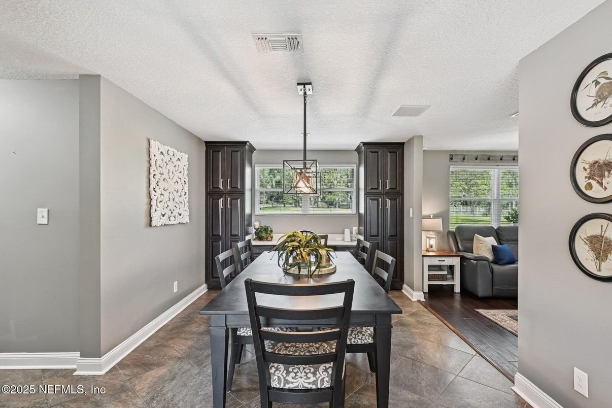 Dining room, Interior, Pendant Lights