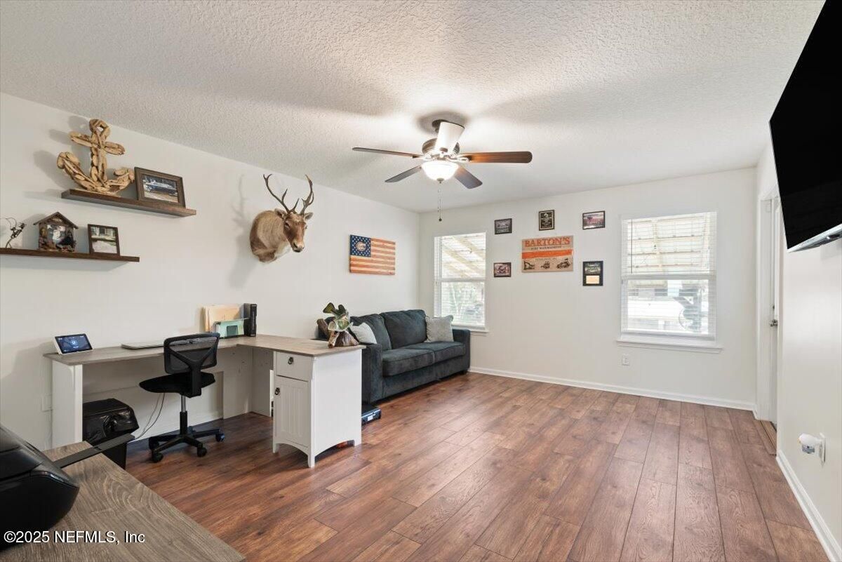 Home Office, Interior, Wood Texture Flooring