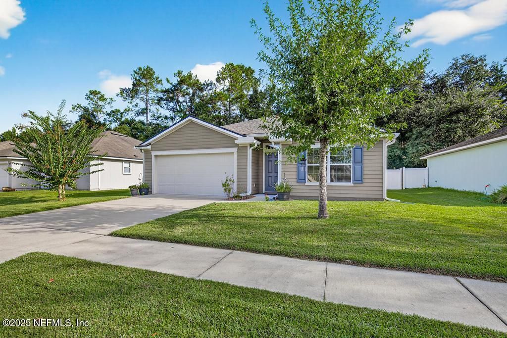 Attached, Backyard, Exterior, Facade, Ranch