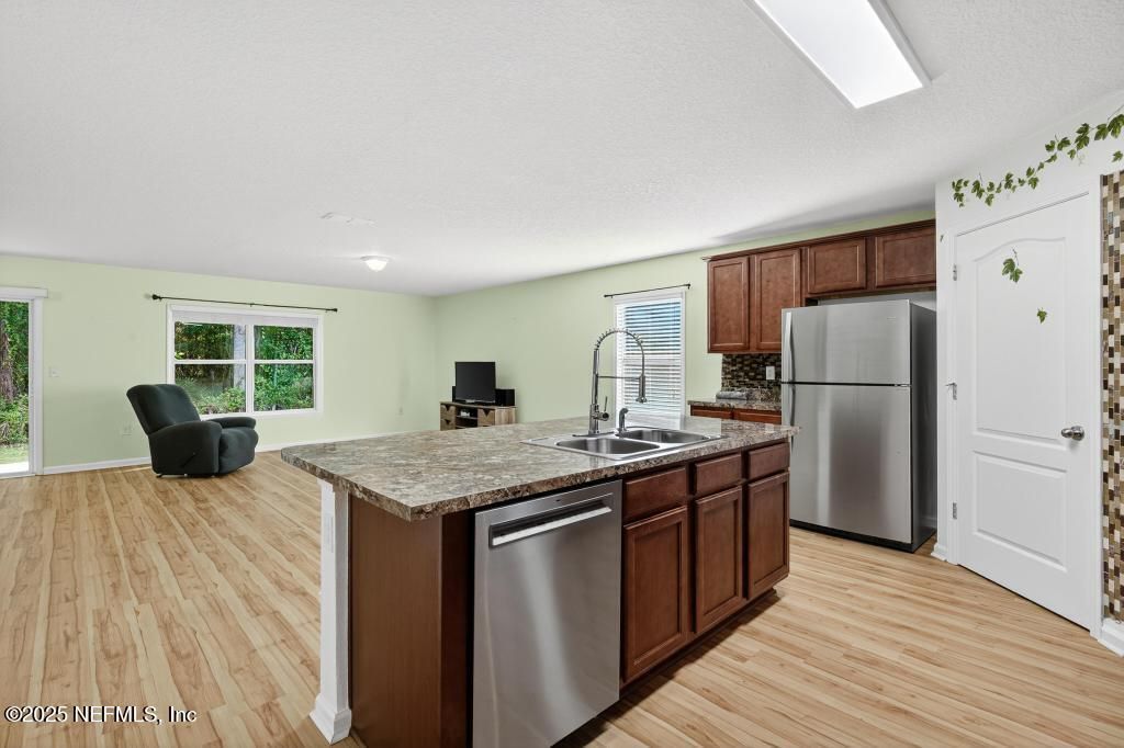 Interior, Kitchen, Wood Texture Flooring