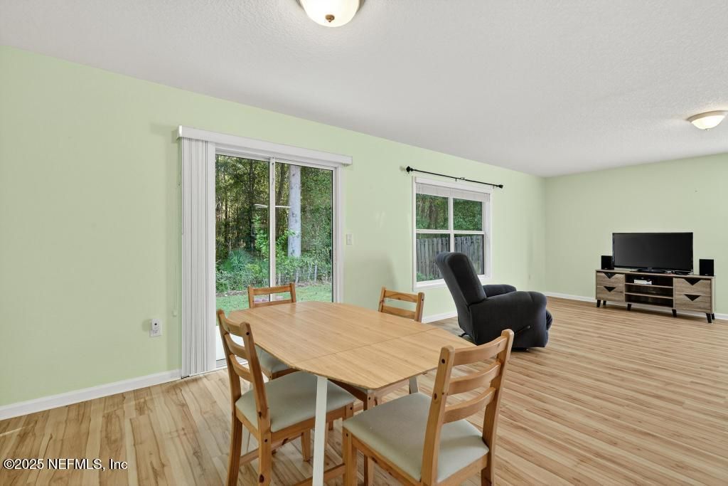 Dining room, Interior, Wood Texture Flooring