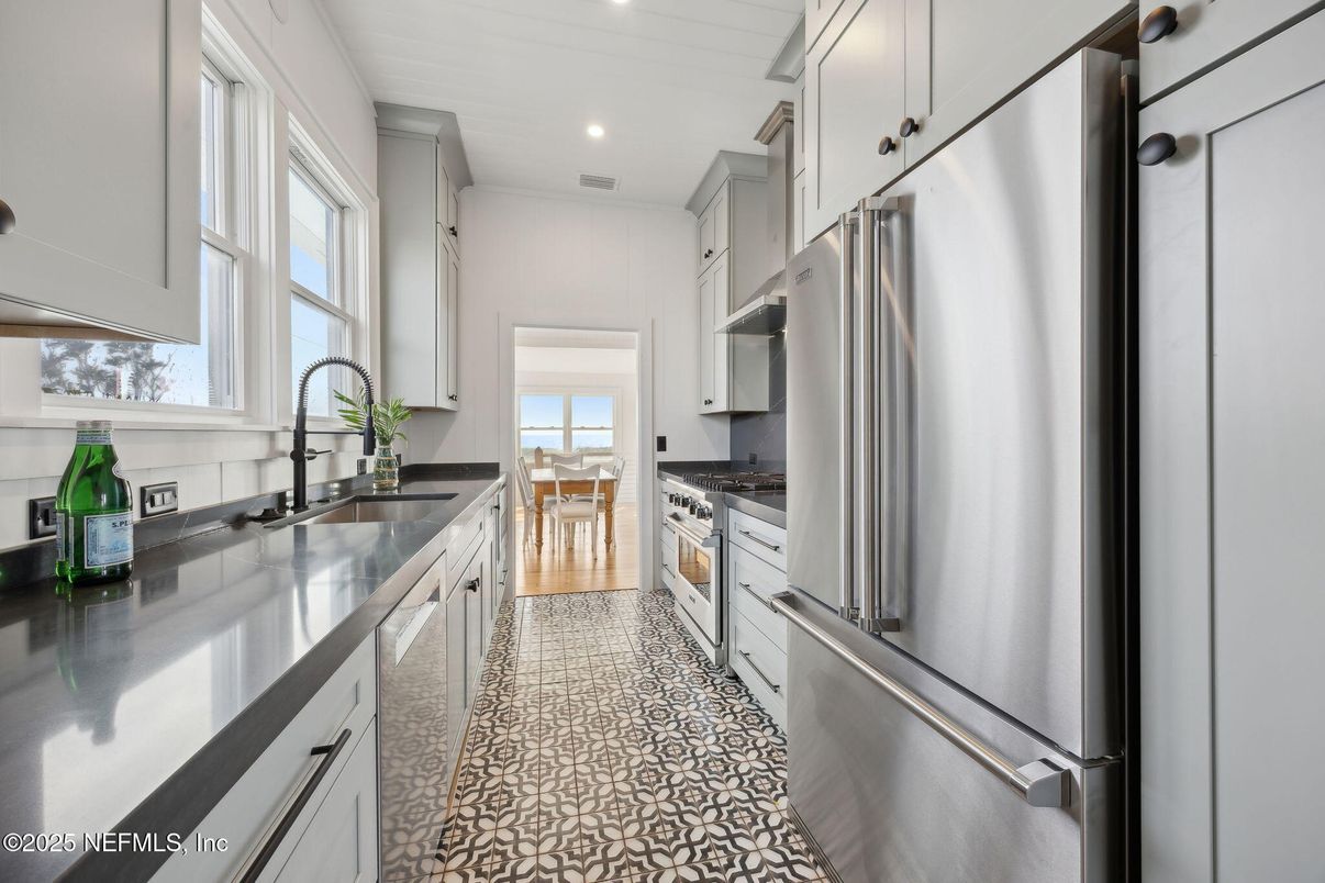 Interior, Kitchen, Recessed Lighting, Stainless Steel Appliances