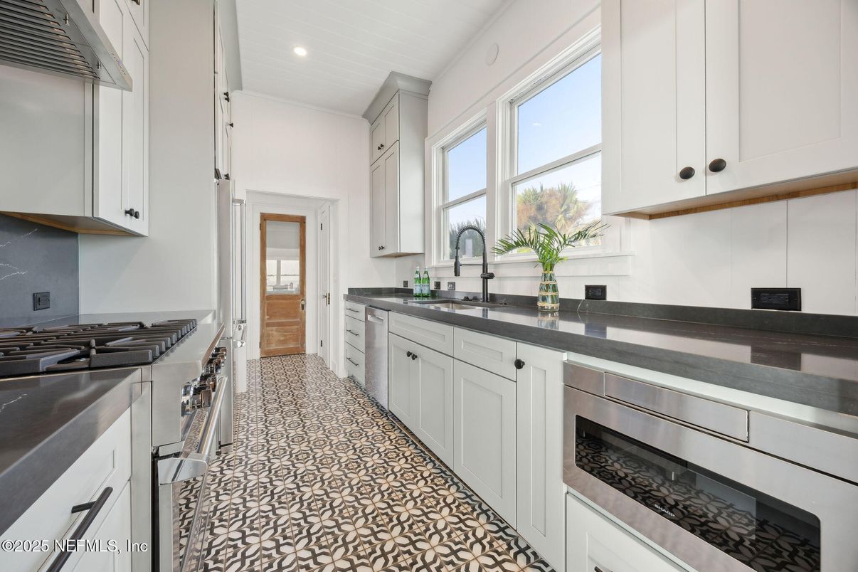 Interior, Kitchen, Recessed Lighting, Stainless Steel Appliances