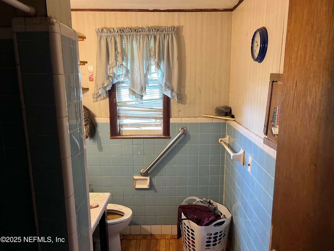 Bathroom, Interior, Wood Texture Flooring