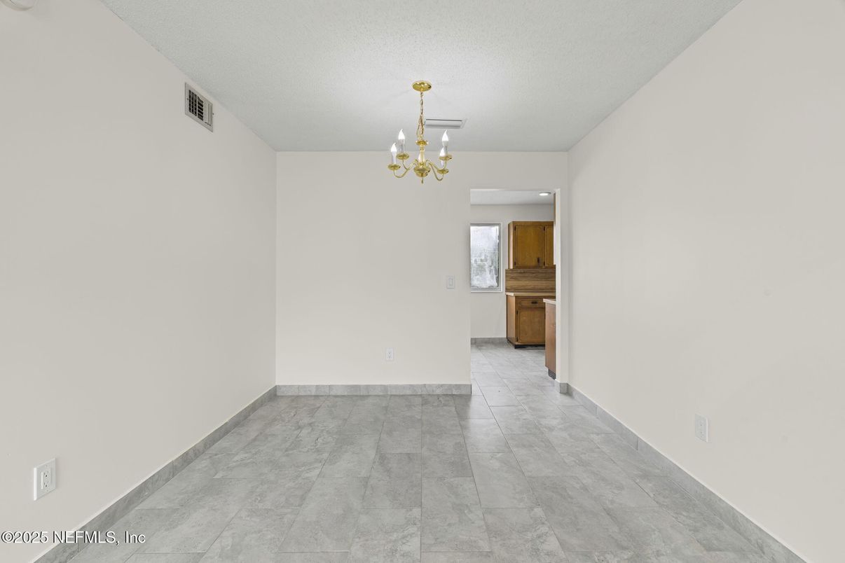 Chandelier, Empty room, Interior