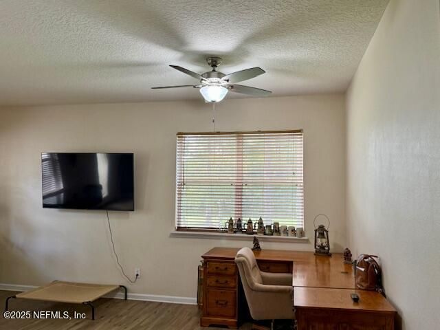 Home Office, Interior, Wood Texture Flooring