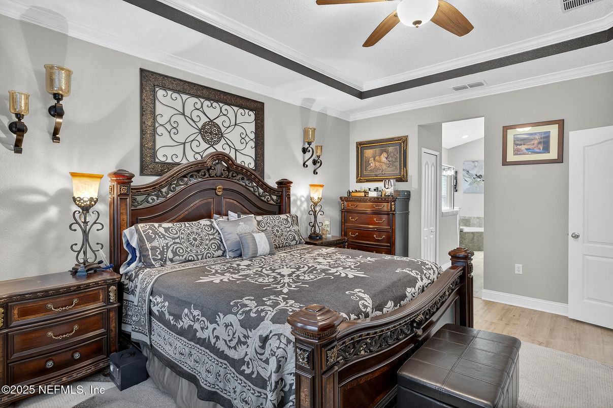 Bedroom, Interior, Wood Texture Flooring