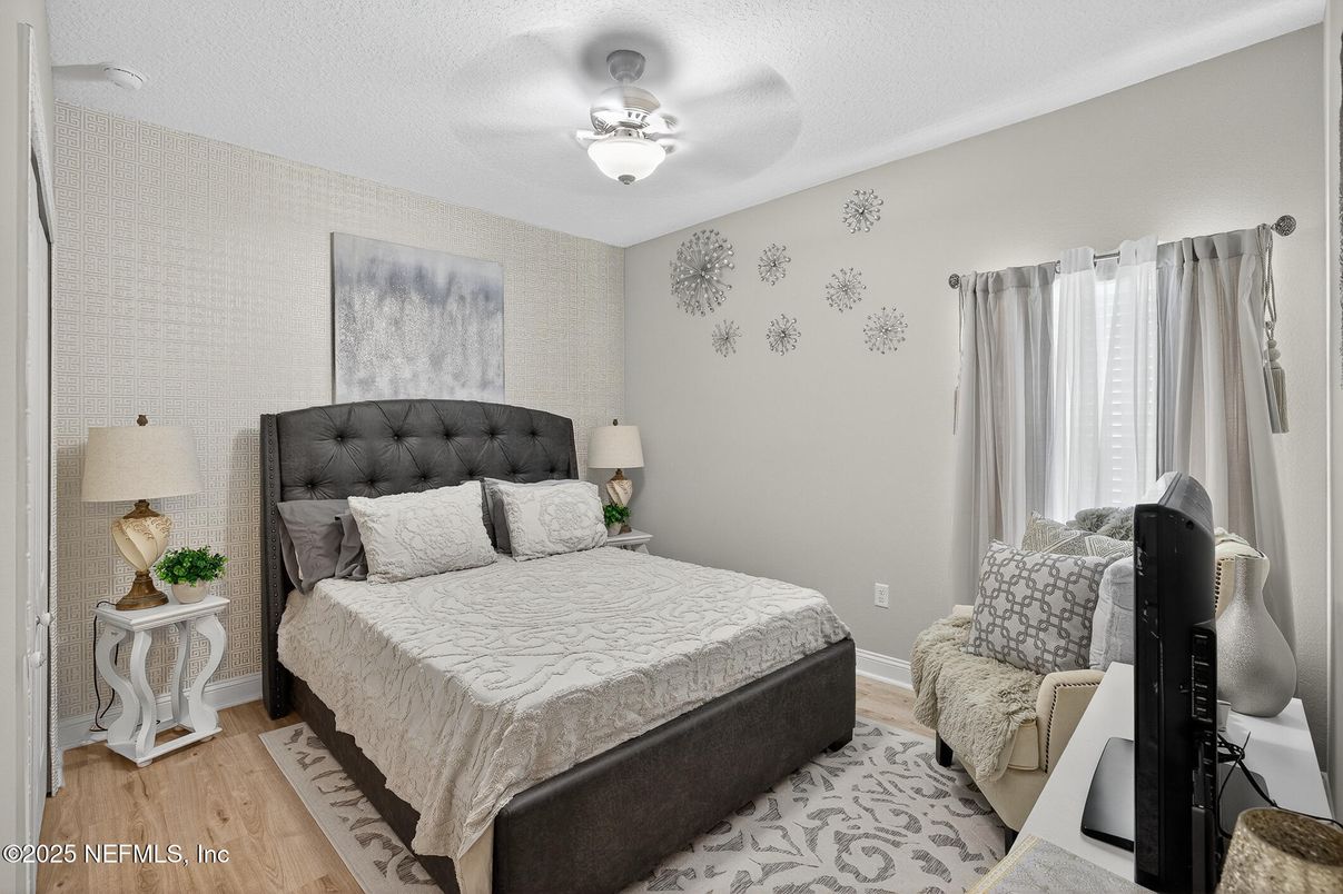 Bedroom, Interior, Wood Texture Flooring