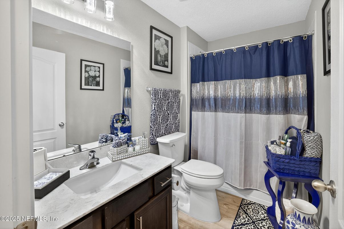 Bathroom, Interior, Wood Texture Flooring