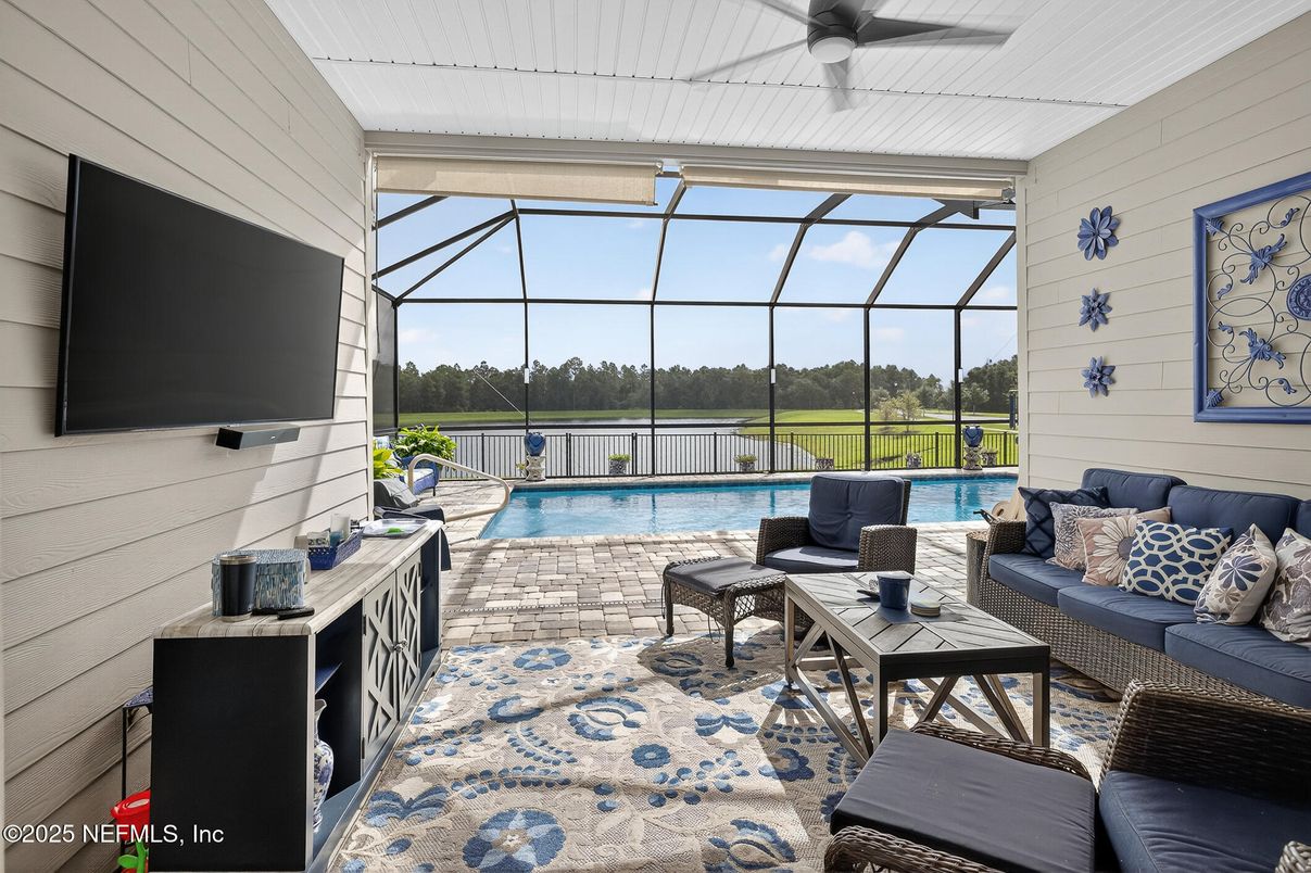 Glass Ceilings, Interior, Living room, Pool, Sun Room, Water