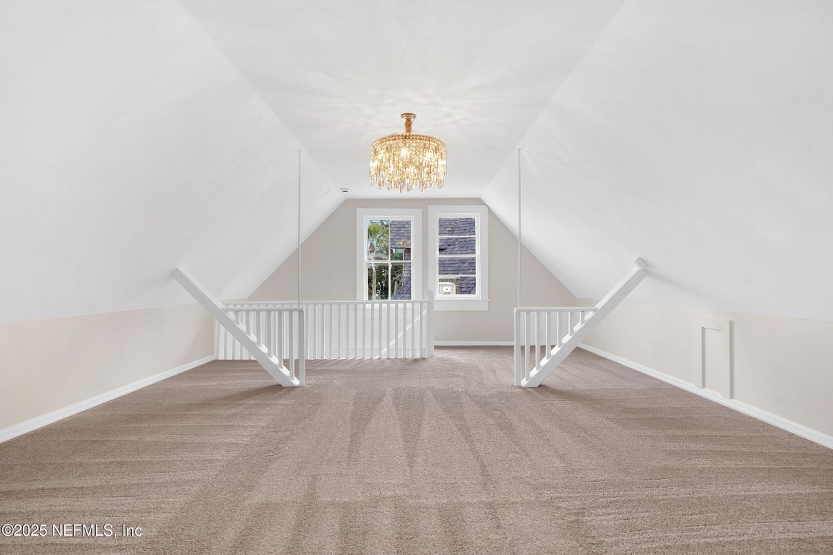 Chandelier, Empty room, Interior
