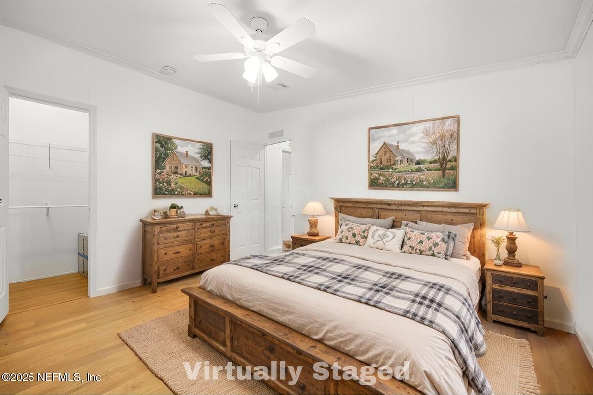 Bedroom, Interior, Wood Texture Flooring