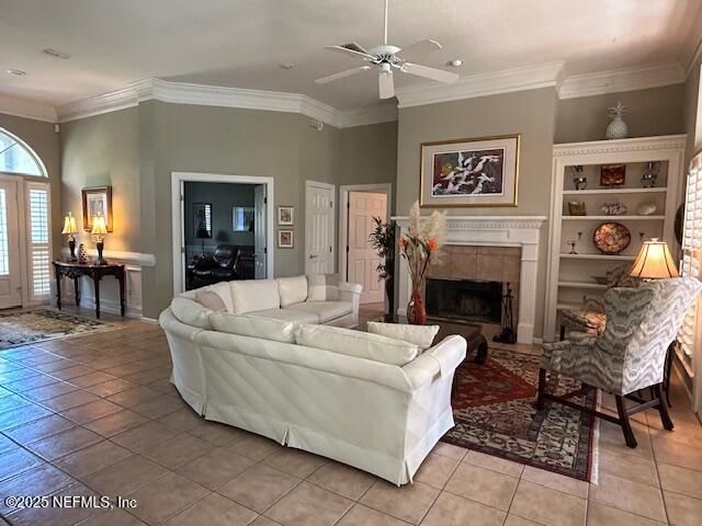 Fireplace, Interior, Living room, Recessed Lighting