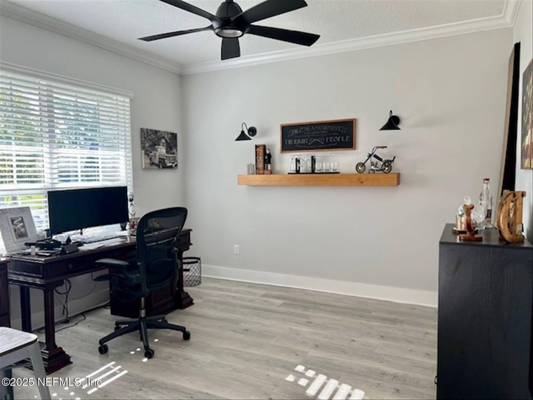 Home Office, Interior, Wood Texture Flooring