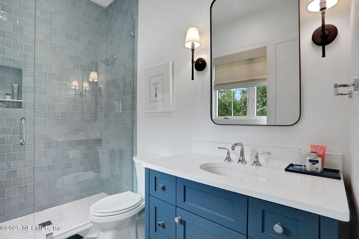Bathroom, Glass Shower, Interior