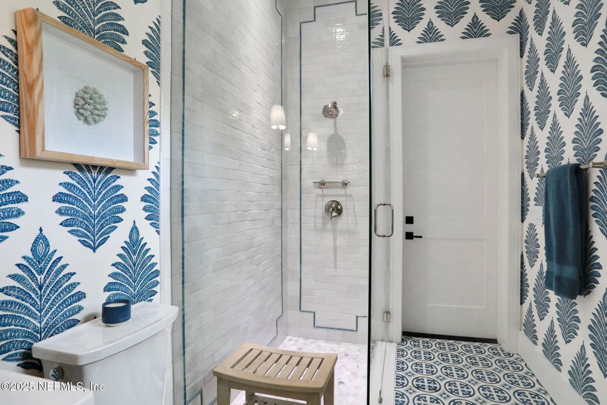 Bathroom, Glass Shower, Interior