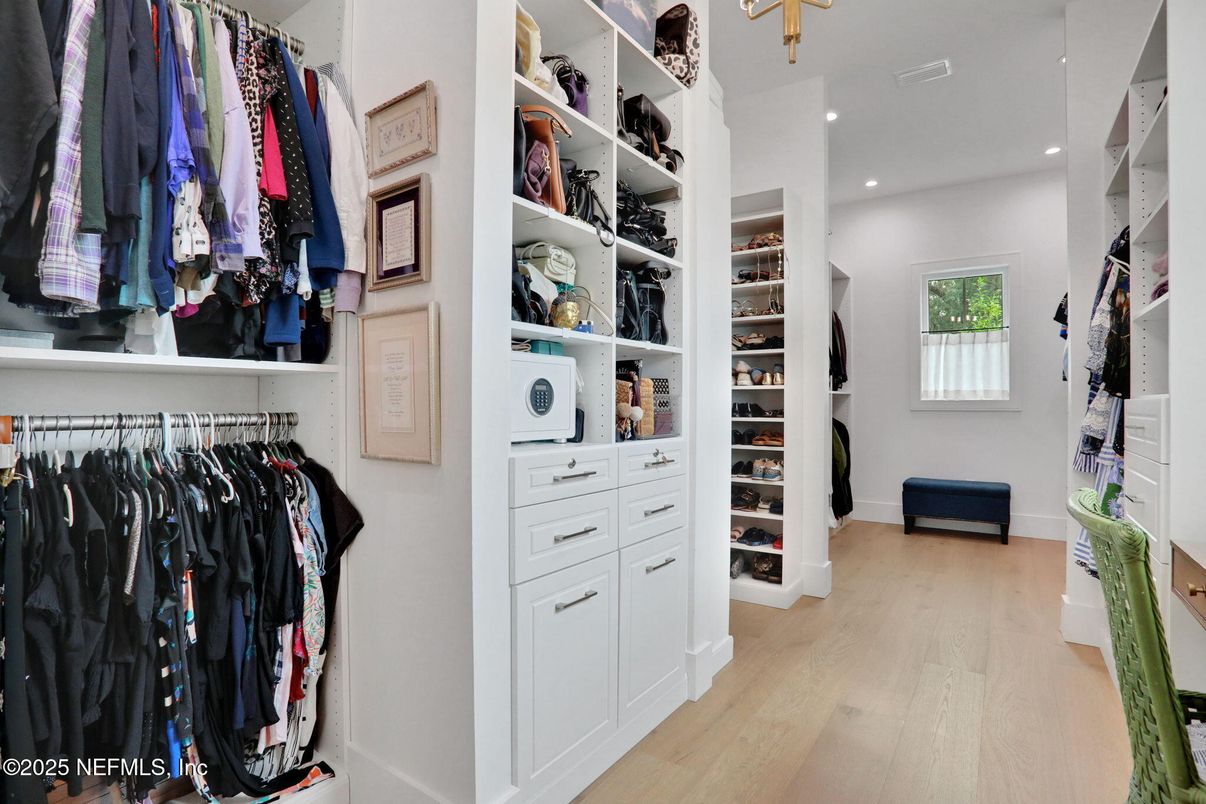 Interior, Recessed Lighting, Walk-in Closets, Wood Texture Flooring
