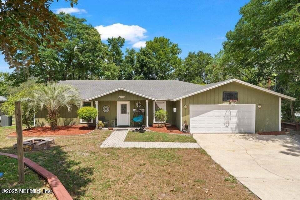Attached, Backyard, Exterior, Facade, Ranch