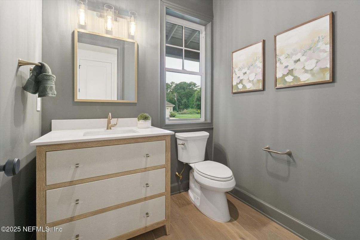 Bathroom, Interior, Wood Texture Flooring