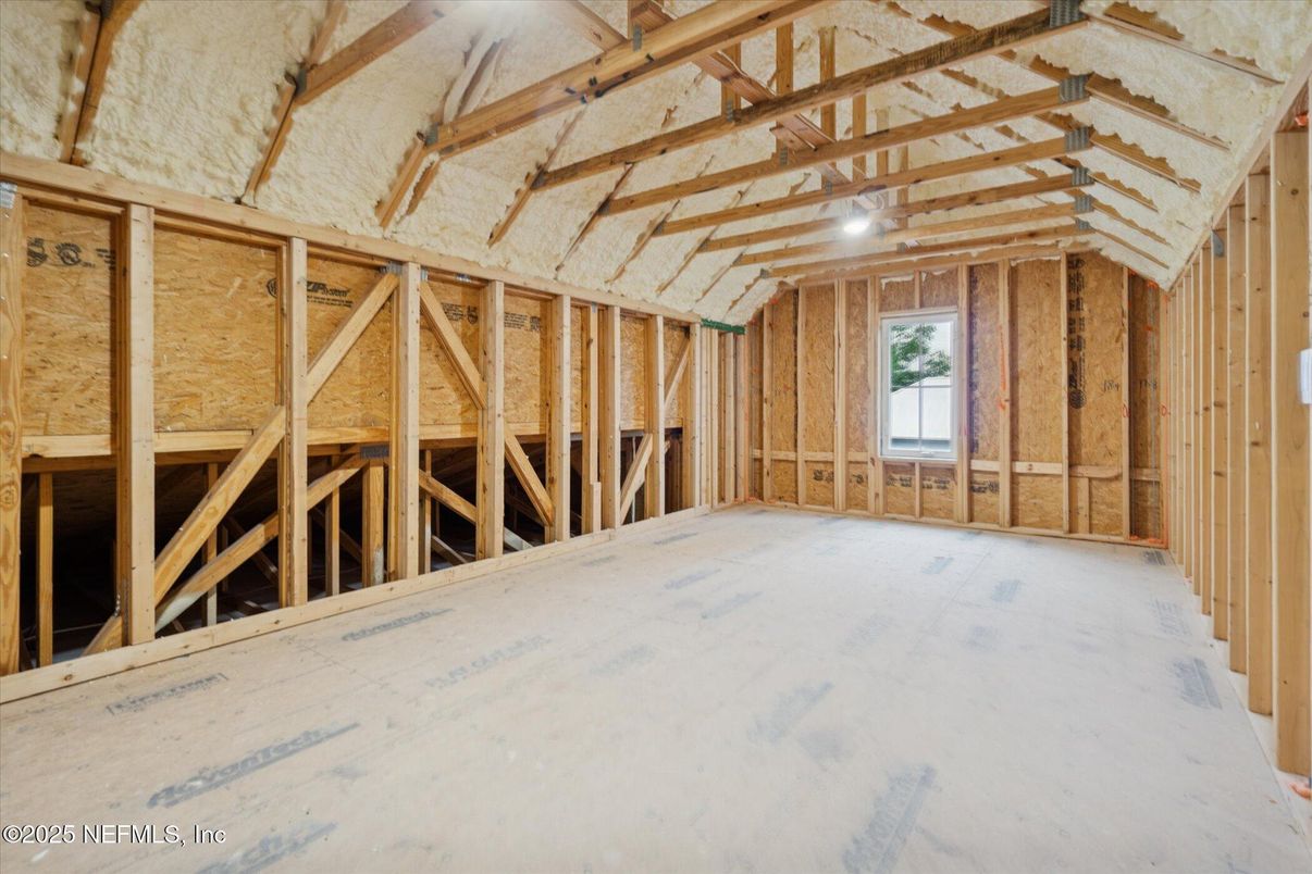 Empty room, Interior, Wooden Beams, Wooden Ceilings, Wooden Walls