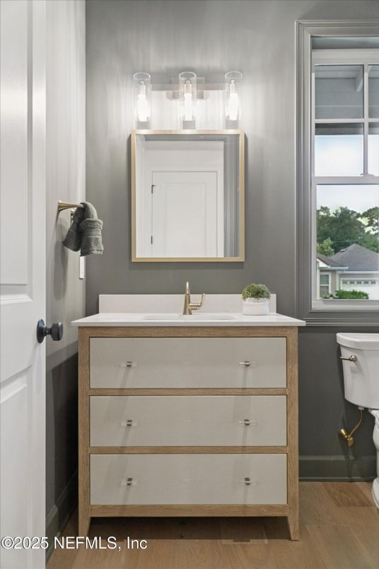 Bathroom, Interior, Wood Texture Flooring
