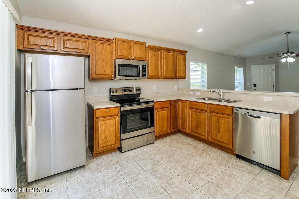 Interior, Kitchen, Recessed Lighting, Stainless Steel Appliances