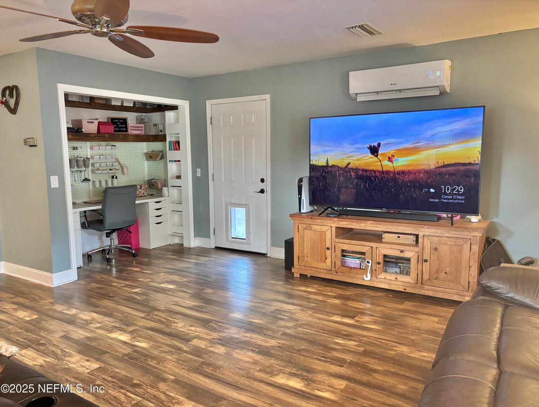 Home Office, Interior, Wood Texture Flooring